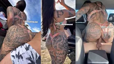 Anny gostosa Alves fodendo quicando de biquíni em carro