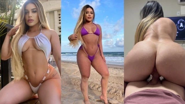Videos loira Babi Muniz fodendo e chupando rola