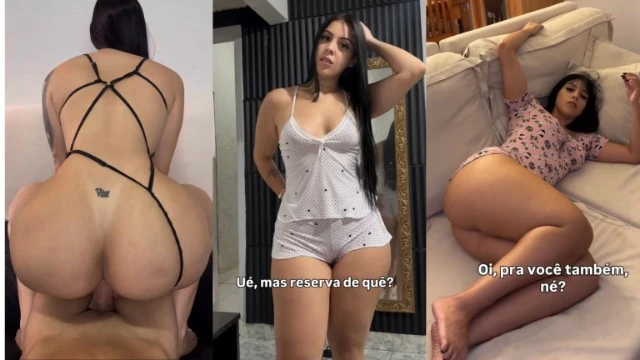 Alexia Lexy novinha cavala sentando de costas na piroca do amigo